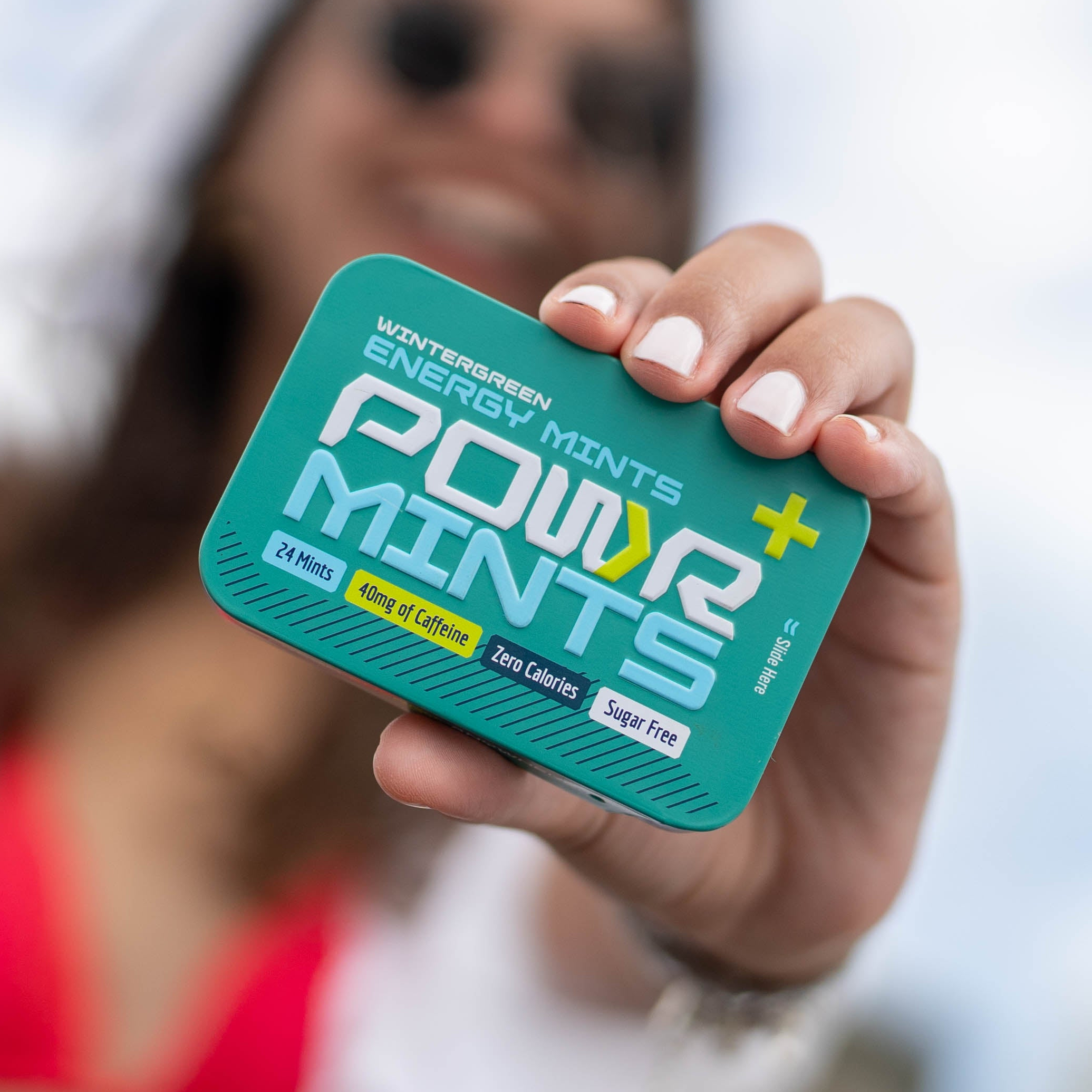 POWR Caffeinated Mints | Wintergreen (40mg Clean Energy)